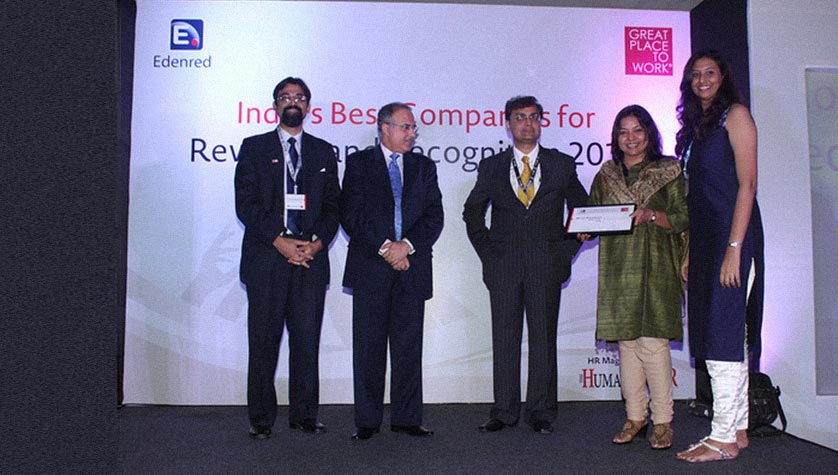 Great Place to Work® Award for India’s Best Companies Study 2012